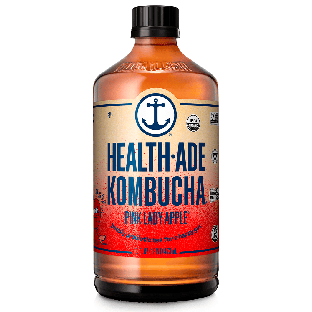 Health-Ade Té De Kombucha Manzana Pink Lady 473mL 2 Pack