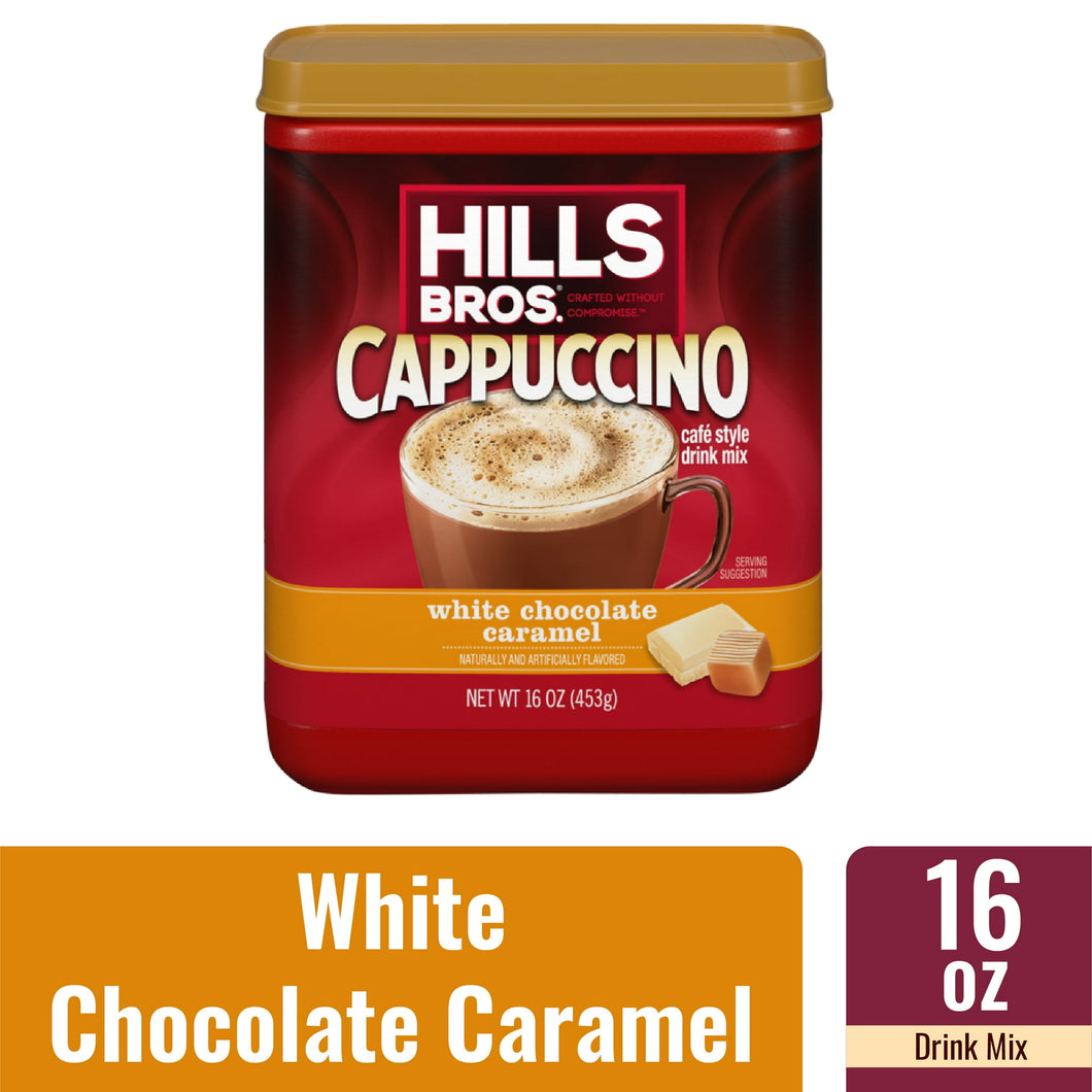 2 Cappuccino Instantáneo Hills Bros Chocolate Blanco 453G