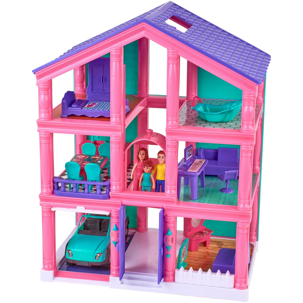 Casa De Muñecas Kid Connection 24 Pz Color Rosa