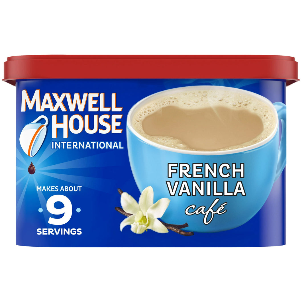 Maxwell House Café Instantáneo Sabor Vainilla Francesa 2Pzs