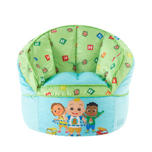 Puff Sillon Azul Moonbug Cocomelon JJ, Cody y Niña