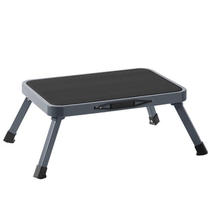 Banco Taburete Plegable Liviana 1 Peldaño Hasta 150Kg Negro