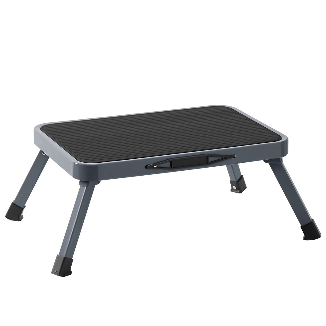 Banco Taburete Plegable Liviana 1 Peldaño Hasta 150Kg Negro