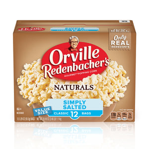 12 Orville Redenbachers Palomitas De Maíz Natural Microondas