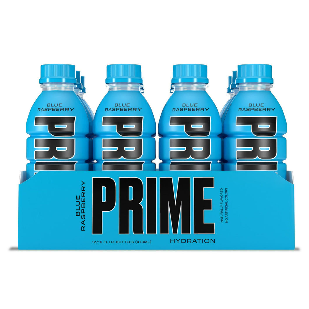 Bebida Hidratante Prime Frambuesa Azul 500mL 12 Pack
