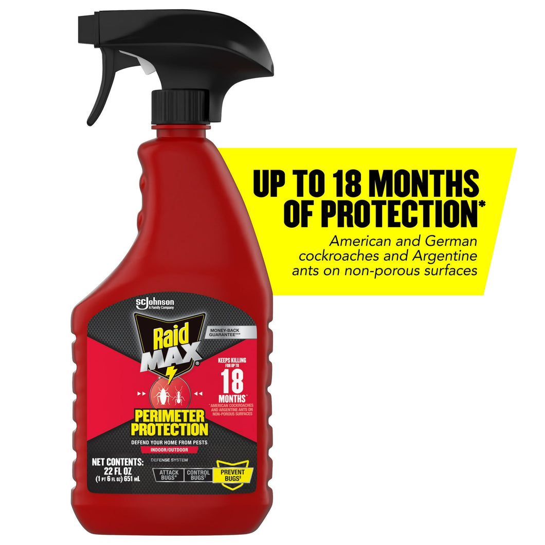 2 Raid Max Insecticida Para Interior Exterior Larga Duración