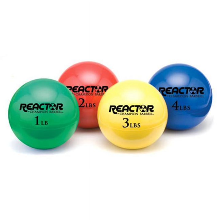 4 Pelotas De Fitness Portátil Reactor Vinilo 1,2,3 y 4Lbs