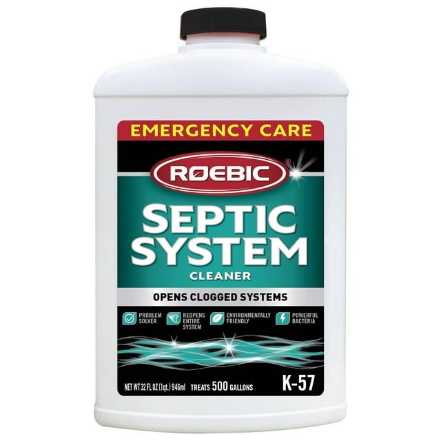 Roebic K-57-Q Limpiador De Sistemas Sépticos Enzimas 946mL