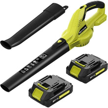 Cargar imagen en el visor de la galería, Soplador De Hojas 320CFM 150MPH 20V Inalámbrico 2 Baterías