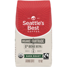 Cargar imagen en el visor de la galería, Seattle&#39;s Best Café Molido Arábigos Tostado Oscuro 12Oz 2Pzs