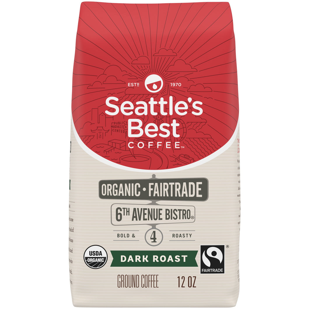 Seattle's Best Café Molido Arábigos Tostado Oscuro 12Oz 2Pzs