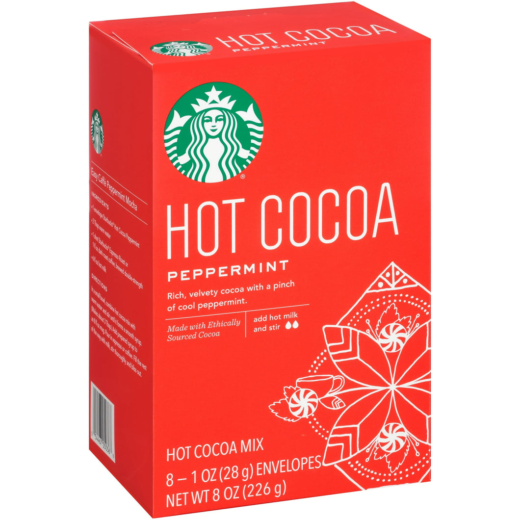 Starbucks Mezcla De Chocolate En Polvo Con Menta 8 Sobres
