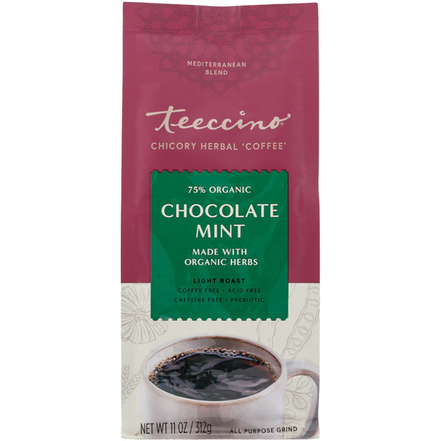 Café Molido Teeccino Chocolate y Menta Tostado Ligero 312g