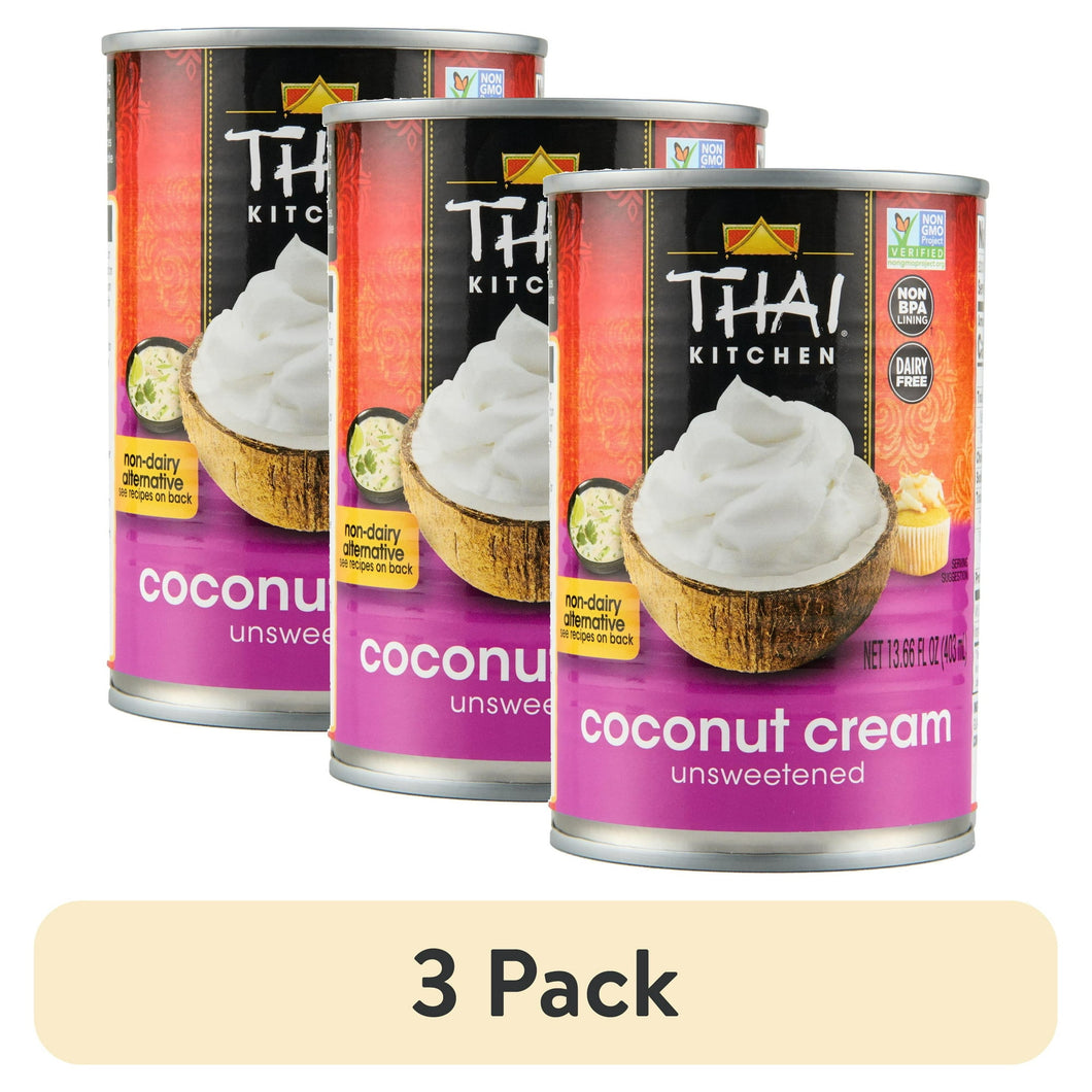Thai Kitchen Crema De Coco Sin Azúcar Sin OGM 403mL 3 Pack