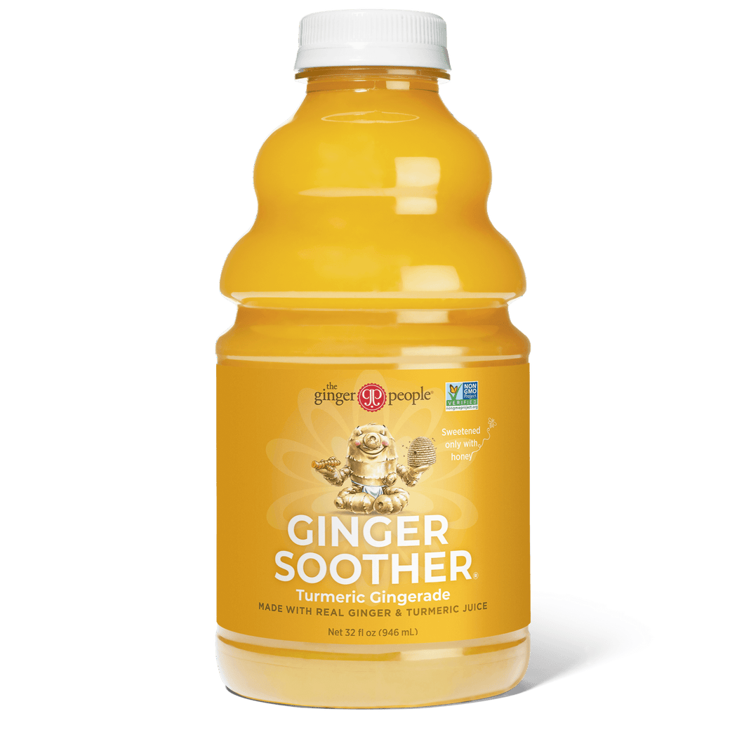 Bebida jugo calmante jengibre + cúrcuma 946ml Ginger People