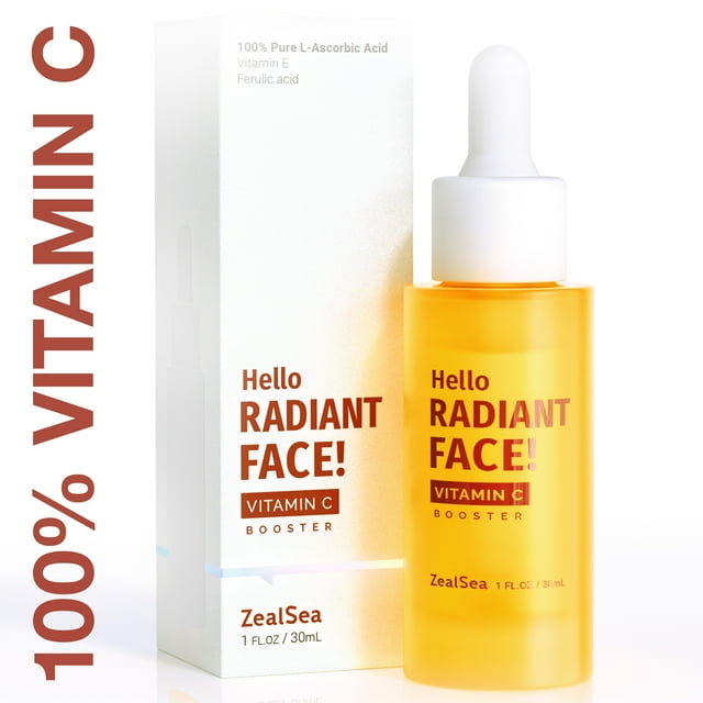 ZealSea Suero Facial 15% Puro Vitamina C, E Antiarrugas 30mL