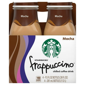Bebida Café Frio Starbucks Frappuccino Mocha 4 Pack