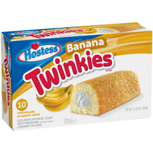 Cargar imagen en el visor de la galería, Hostess Twnkies Relleno Cremoso Sabor A Plátano Pack De 10