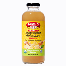 Cargar imagen en el visor de la galería, Bragg 4 Vinagres De Manzana Orgánico Jengibre, Limón y Miel