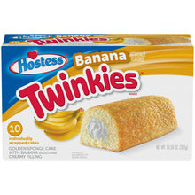 Cargar imagen en el visor de la galería, Hostess Twnkies Relleno Cremoso Sabor A Plátano Pack De 10