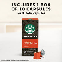 Cargar imagen en el visor de la galería, Starbucks Capsulas De Café Nespresso Colombia 10 Caps
