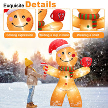 Cargar imagen en el visor de la galería, Inflable Navideño Altura De 1.52Mts Con Luces LED Decoración