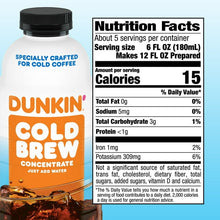 Cargar imagen en el visor de la galería, Concentrado De Café Dunkin Cold Brew 917mL