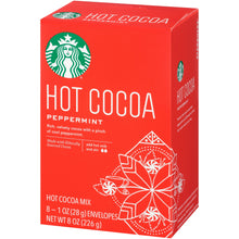 Cargar imagen en el visor de la galería, Starbucks Mezcla De Chocolate En Polvo Con Menta 8 Sobres