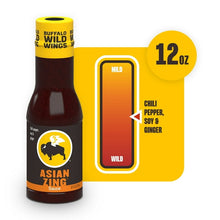 Cargar imagen en el visor de la galería, Salsa Buffalo Wild Wings Zing Asiática 355mL 3 Pack