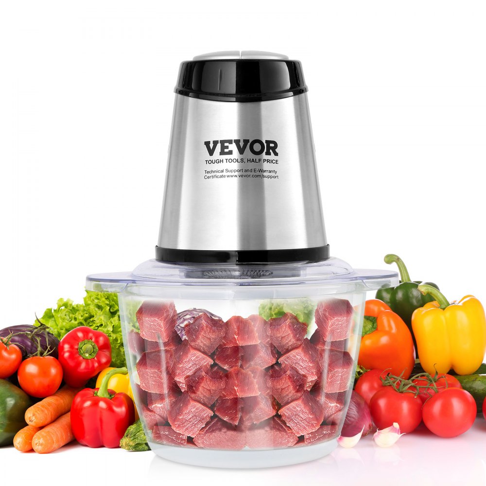 Procesador De Alimentos Picadora De Carne 400W 4 Cuchillas