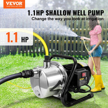 Cargar imagen en el visor de la galería, Bomba De Agua Portátil Para Jardín Pozos 1.1HP 978Gph