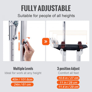 Zancos De Aluminio Construcción Ajustables Altura 24''-40''