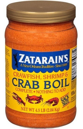 Sazonador Crab Boil Zatarains 2.04kg 2pack
