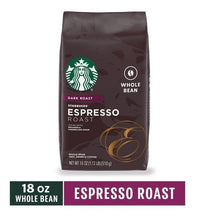 Cargar imagen en el visor de la galería, Starbucks Espresso Dark Roast Café Grano Entero 532 2 Pack