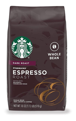 Starbucks Espresso Dark Roast Café Grano Entero 532 2 Pack