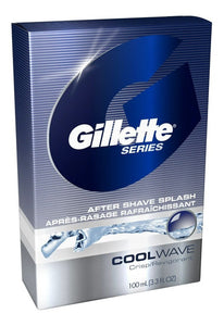 Locion Gillette Series Coolwave After Shave 100ml 4 Pack