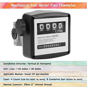 Medidor Cuenta Litros De Combustible Gasolina Diesel Nuevo