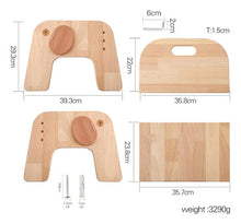 Cargar imagen en el visor de la galería, Silla Infantil Montessori De Madera Ajustable Para Niños