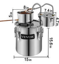 Cargar imagen en el visor de la galería, Caldera Destiladora Agua Alcohol Capacidad 18 Litros 5 Galon