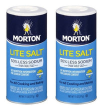Cargar imagen en el visor de la galería, Sal Morton Lite Salt 50% Menos Sodio 311 Gr 2 Pack