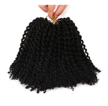 Cargar imagen en el visor de la galería, 6 Trenzas Marlybob Crochet Hair Afro Crochet Tononegro