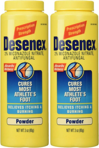 Polvo Antifúngico Desenex, Pie Atleta Comezón Ardor 2 Pack