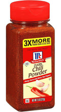 Cargar imagen en el visor de la galería, Mccormick Dark Chili Powder Sazonador 212 G 3 Pack