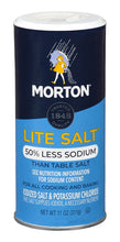 Cargar imagen en el visor de la galería, Sal Morton Lite Salt 50% Menos Sodio 311 Gr 2 Pack