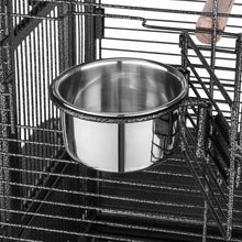 Cargar imagen en el visor de la galería, Jaula Grande Negra Ave Pájaro Loro Guacamayo Envió Gratis