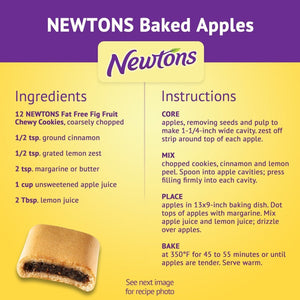 Newtons Fat Free Soft & Fruit Chewy Fig Cookies 283g 3 Pack