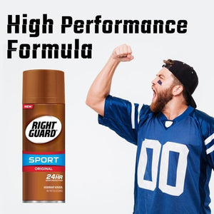 Right Guard Sport Original Desodorante Aerosol Spray 4 Pzas