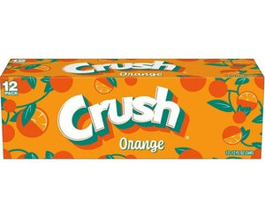 Refresco 12 Piezas Crush Orange (355ml C/lata) 2 Cajas