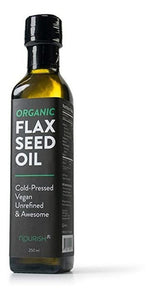 Aceite Lino Linaza Flax Orgánico Usda Omega Vegan Keto Paleo