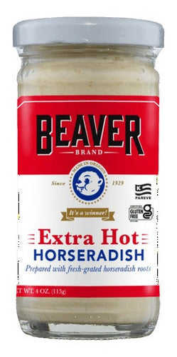 Beaver Brand Horseradish Extra Hot 113 G 3 Pack